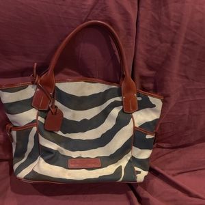 Zebra Dooney and Bourke handbag